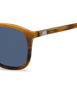 Hugo Boss Eyewear-Havana-acetate sunglasses with 360° hinges-boss hugo 2