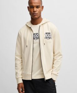 Hugo Boss Tracksuits-BOSS x NFL zip-up hoodie with special branding-hugo boss outlet