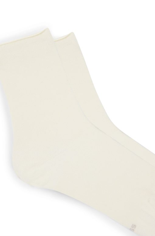 Hugo Boss Underwear, Pajamas, and Socks-Two-pack of socks in a bamboo-viscose blend-hugo boss sale - Image 2