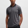 Hugo Boss Polo Shirts-Interlock-cotton slim-fit polo shirt with contrast trims-hugoboss 3