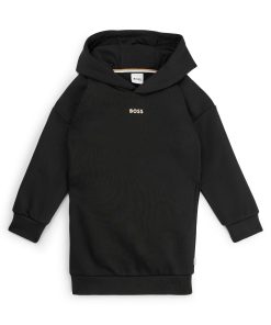 Hugo Boss-Kids’ hoodie dress with logo print-hugo boss sale