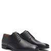 Hugo Boss Business Shoes-Leather Derby shoes with briefcase-lock detail-hugo by hugo boss 3