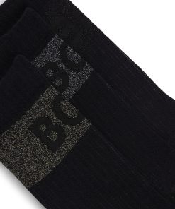 Hugo Boss Socks-Three-pack of short socks with logos-hugo 2