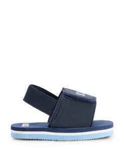 Hugo Boss-Kids’ slides with ankle strap and logo detailing-hugo boss near me