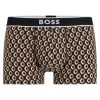 Hugo Boss Underwear-Ottoman-jersey pajama shorts with embroidered logo-boss store 4