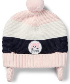 Hugo Boss-Baby beanie hat in cotton with red-panda badge-hugo boss store