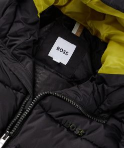 Hugo Boss-Kids’ hooded jacket with camouflage sherpa back-boss store near me