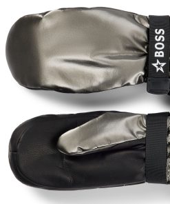 Hugo Boss Hats and Gloves-BOSS x Perfect Moment logo-strap ski gloves with leather facing-hugo boss near me 2