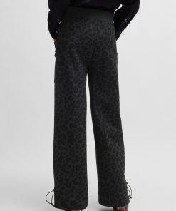 Hugo Boss-NAOMI x BOSS animal-print tracksuit bottoms with energear™-hugoboss 2