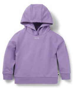 Hugo Boss-Kids’ oversize-fit hoodie with embroidered logo-boss store near me