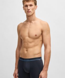 Hugo Boss Underwear-Stretch-cotton boxer briefs with logo waistband-hugo boss outlet 2