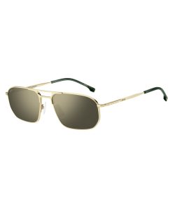 Hugo Boss Eyewear-Gold-tone sunglasses with tubular temples-hugo