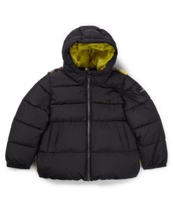 Hugo Boss-Kids’ hooded jacket with camouflage sherpa back-boss near me 2