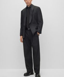 Hugo Boss-Relaxed-fit pants in virgin wool-boss hugo 2