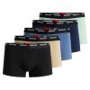 Hugo Boss Underwear-Three-pack of stretch-cotton boxer briefs with logos-hugo boss store 3