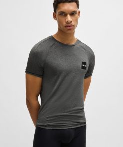 Hugo Boss-Stretch-jersey underwear T-shirt with logo print-hugo boss near me 2