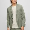 Hugo Boss Sport Coats-Modern-fit jacket in jersey with plissé pleats-hugo by hugo boss 4