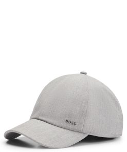 Hugo Boss-Peached-twill cap with logo lettering-boss near me