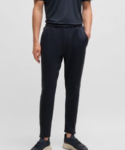 Hugo Boss Sweatshirts and Jogging Pants-Active tracksuit bottoms in stretch fabric with moisture management-boss store near me