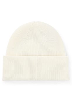 Hugo Boss Hats and Gloves-BOSS Ski virgin-wool beanie hat with logo badge-hugo boss store 2