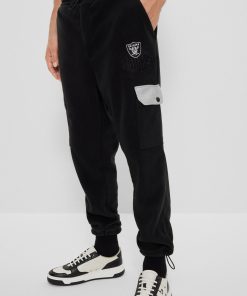 Hugo Boss Sweatshirts and Jogging Pants-BOSS x NFL fleece tracksuit bottoms with collaborative branding-hugo boss store 2