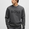 Hugo Boss Sweaters and Cardigans-Sweater with color-blocking and logo-hugo boss outlet 4