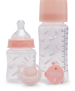 Hugo Boss-Gift-boxed set of baby bottles, dummy and clip-hugo