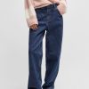 Hugo Boss Pants-Baggy-fit jeans in blue rigid denim-hugo boss outlet 3