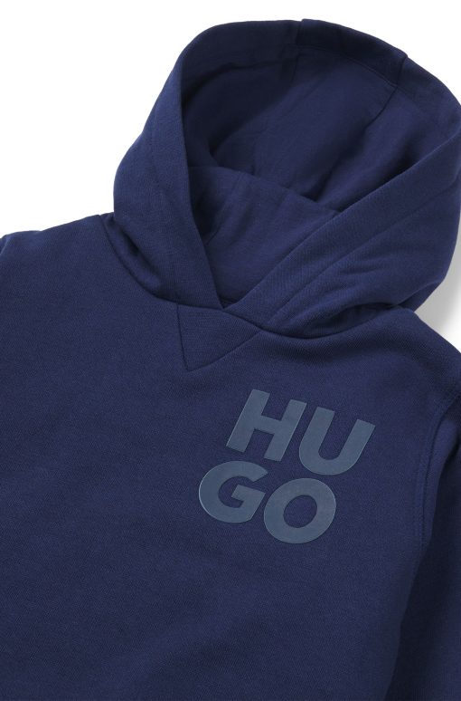 Hugo Boss-Kids' hoodie with stacked logo-boss outlet - Image 2