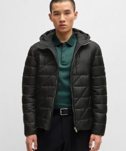 Hugo Boss Jackets and Coats-Water-repellent jacket with Double B monogram-boss outlet