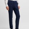 Hugo Boss-Slim-fit trousers in micro-patterned virgin wool-boss store 3