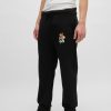 Hugo Boss HUGO x RB-HUGO x RB oversize-fit trousers with tape and signature bull icon-boss outlet 3