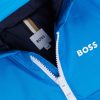 Hugo Boss-Kids’ long-sleeved T-shirt in cotton with vertical logo-boss store near me 4