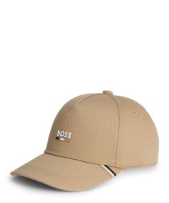 Hugo Boss-Kids’ cap with signature stripes and logo print-hugo boss outlet 2