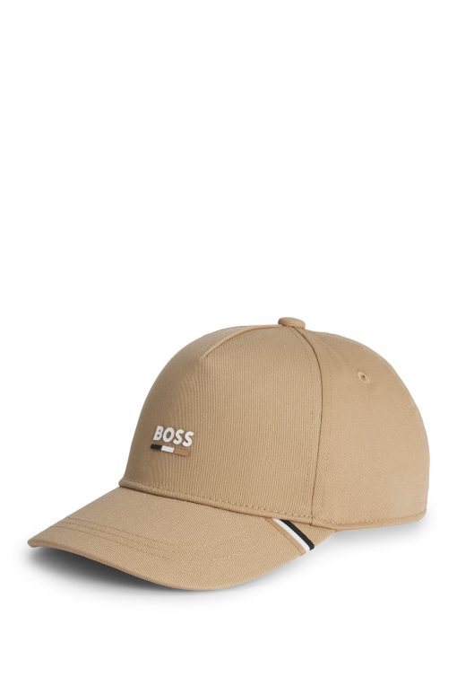 Hugo Boss-Kids' cap with signature stripes and logo print-hugo boss outlet - Image 2