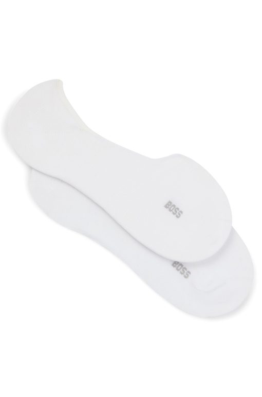 Hugo Boss Socks-Two-pack of invisible socks in a cotton blend-hugo