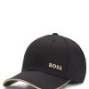 Hugo Boss-Logo-print cap in cotton twill-boss outlet 4