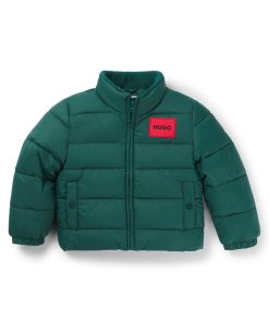 Hugo Boss-Kids’ water-repellent puffer jacket with hidden hood-hugo boss sale 2