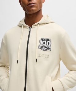 Hugo Boss Tracksuits-BOSS x NFL zip-up hoodie with special branding-hugo boss outlet 2