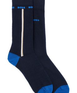 Hugo Boss Socks-Two-pack of regular-length socks-hugo boss outlet