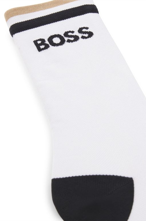 Hugo Boss Socks-BOSS x ASSOS moisture-wicking cycling socks with seamless construction-hugoboss - Image 2