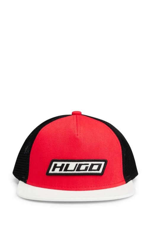 Hugo Boss-Trucker cap in cotton twill with racing-inspired details-boss near me - Image 2