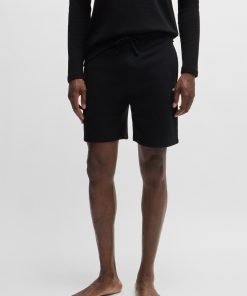 Hugo Boss Underwear-Pajama shorts with embroidered logo-hugo boss sale