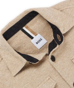 Hugo Boss-Kids’ long-sleeved brushed-cotton shirt with logo badge-hugo boss store 2