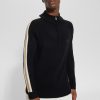 Hugo Boss Sweaters and Cardigans-BOSS x Perfect Moment knitted-wool hoodie with houndstooth pattern-hugo boss near me 4