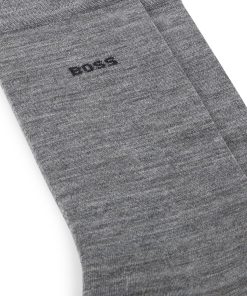 Hugo Boss Socks-Two-pack of socks in wool-boss outlet 2