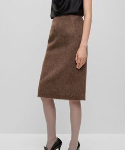 Hugo Boss Skirts-Alpaca and wool pencil skirt-hugo boss store