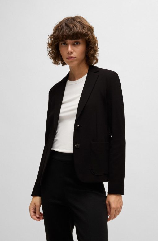 Hugo Boss Tailored Jackets-Extra-slim-fit jacket in stretch fabric-hugo boss near me