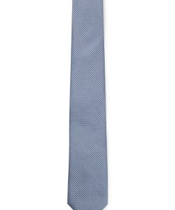 Hugo Boss Ties and Pocket Squares-Silk-blend tie with jacquard pattern-boss outlet