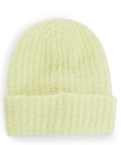 Hugo Boss Hats and Gloves-Ribbed beanie hat with stacked-logo trim-boss store near me 2